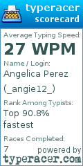 Scorecard for user _angie12_