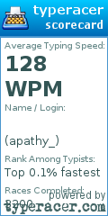 Scorecard for user apathy_