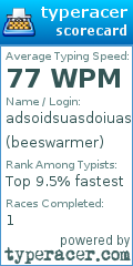 Scorecard for user beeswarmer