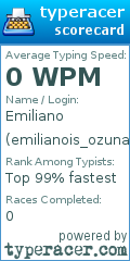 Scorecard for user emilianois_ozuna