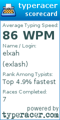 Scorecard for user exlash