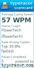Scorecard for user flowertech