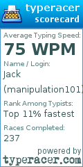 Scorecard for user manipulation101