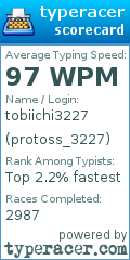 Scorecard for user protoss_3227