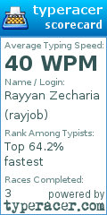 Scorecard for user rayjob