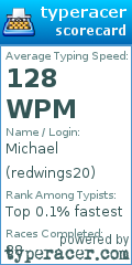Scorecard for user redwings20