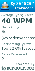 Scorecard for user whitedemonssssss_89